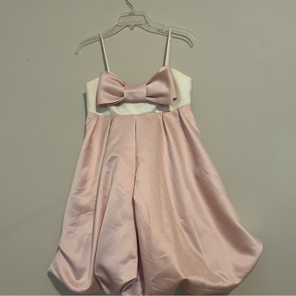 Betsey Johnson Early 2000s Pink Bow Bubble Dress NWT Size 8 - Picture 7 of 16